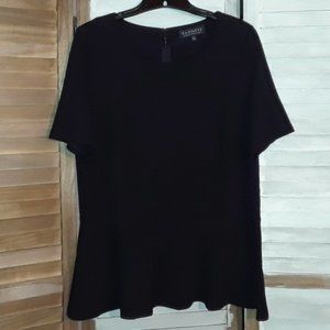 Eloquii-Short Sleeve-Round Neck Top